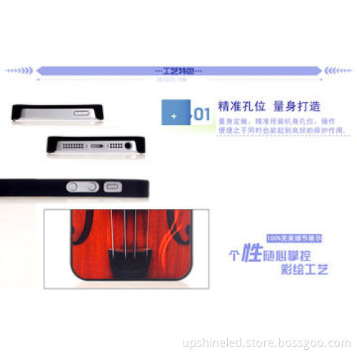 PC paste guitar cases for iPhone 5S, OEM/ODM orders are welcome